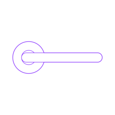 Buildings Door Handles Lucy Door Handle Outline Svg Vector, Free Vectors File